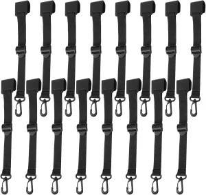 16 Pcs Canopy Hanging Clips Tent Hanging Clip for Vendor Booth Display Business Exhibitions to Hang Signs, Slogans, Flags, and for Outdoor Camping to Hang Food, Lanterns, Garbage Bags, Towels