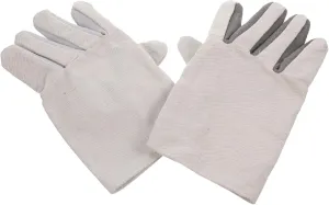 1Pair Heat Resistant Cowhide Leather Gloves for Heavy Duty Use Durable Protective Gear for Bbq Welding and Outdoor Work Slip Safety Gloves for Comfortable Grip