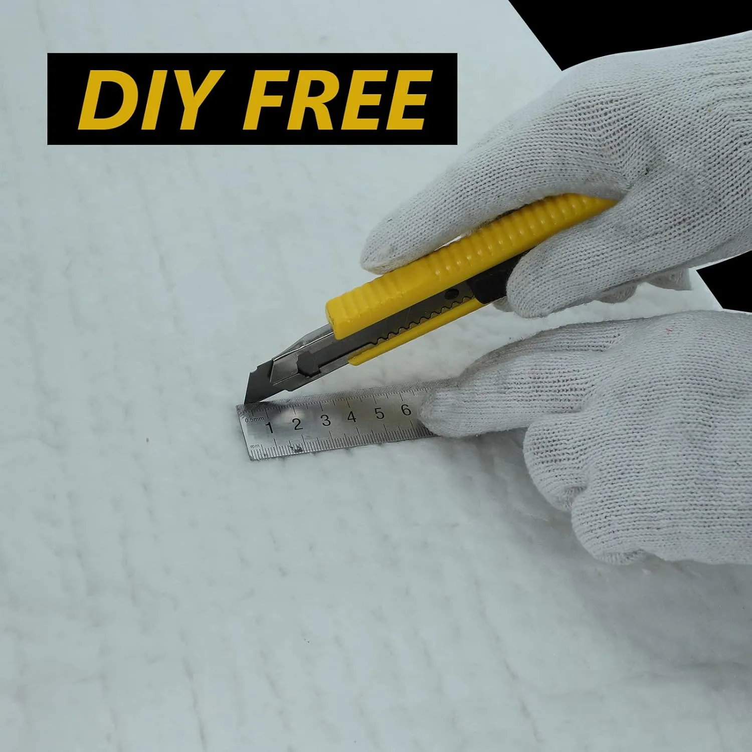 1"x16"x48",2400F Ceramic Fiber Fireproof Insulation Blanket, Applicable to Furnace, forging, kiln and Stove