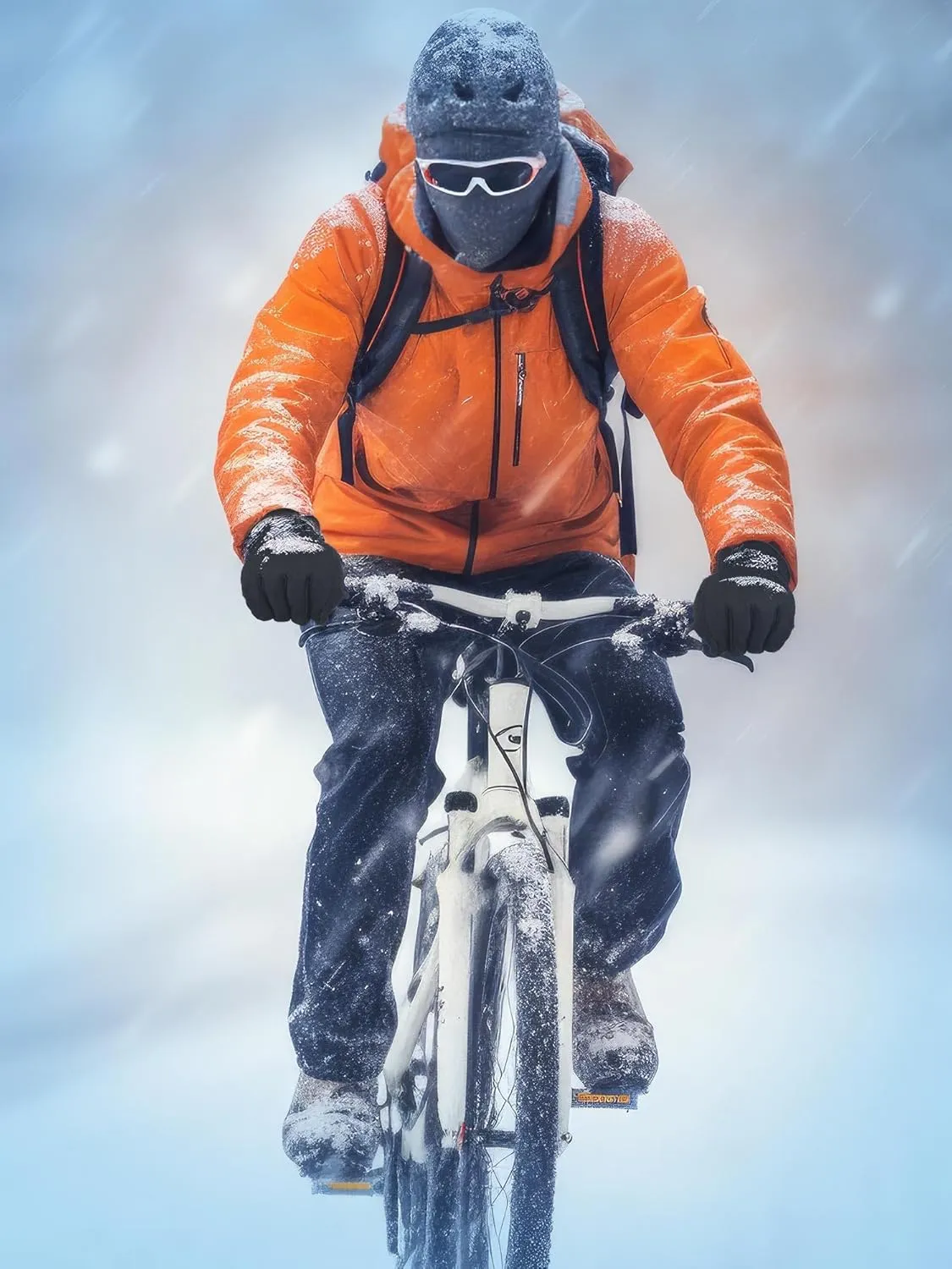 2 Pairs Windproof Waterproof Touchscreen Gloves Winter Gloves Men Cold Weather Bicycle Touch Screen Gloves