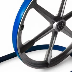 3 Blue Max Ultra Duty Urethane Saw Tires For Masport Dyco Bs450 Saw DIY Durability Elasticity Industrial Metalworking Performance Replacement Rubber Smooth Tool Upgrade Wear-Resistant Woodworking
