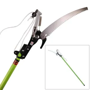 3M Telescopic Extending Garden Tree Branch Pruning Lopper With Saw Cutting Blade