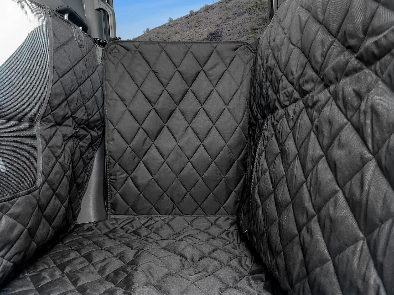 4Knines Dog Truck Door Cover for Floor Hammock® - Black