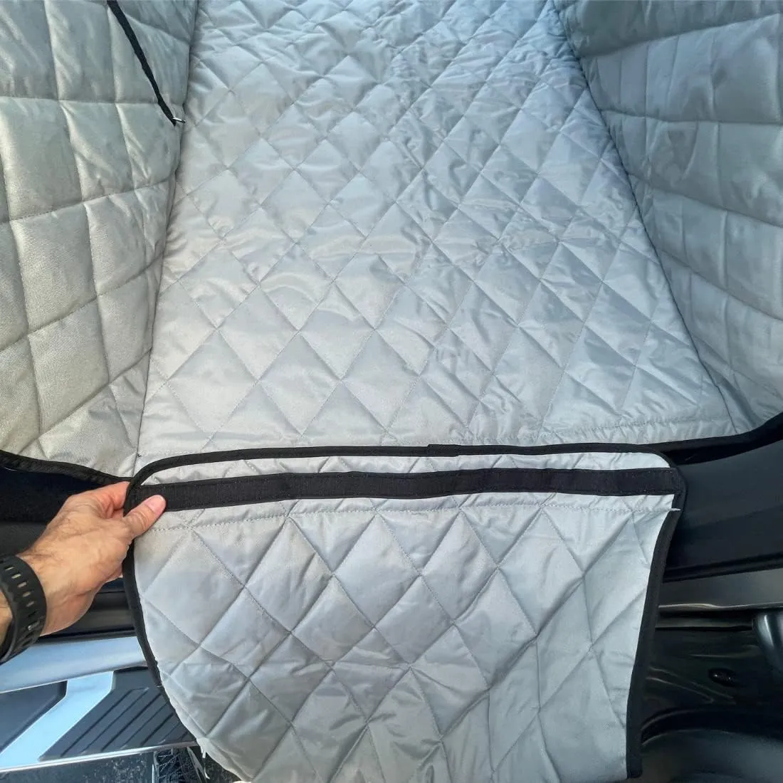 4Knines Dog Truck Door Cover for Floor Hammock® - Grey