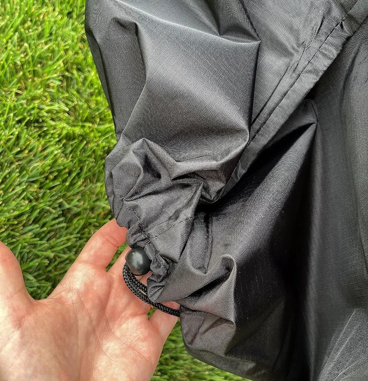 9FT Hammock Cover Patio Waterproof Hammock Stand Cover Outdoor Dustproof Protective Cover Furniture Cover for Garden Lawn 9 ft Hammock Frame (black, 112x6.7x31.4in)