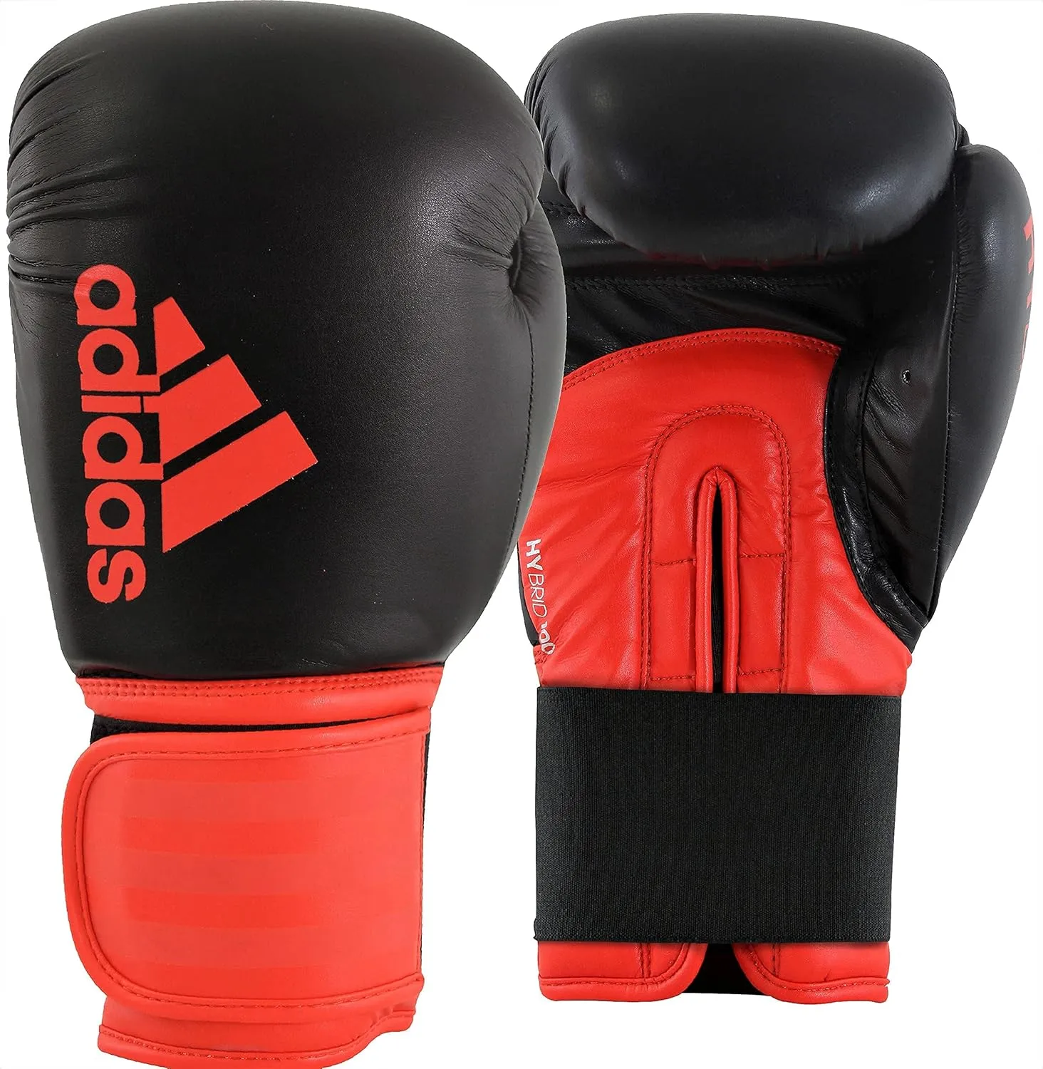 Adidas Hybrid 100 Boxing Gloves – Adult Boxing Gloves for Sparring, Training & Heavy Bag – Kickboxing Gloves for Women & Men