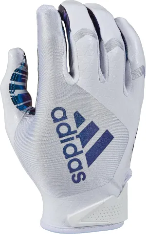 adidas Scorch Light 5 Youth Limited Edition Receiver Football Gloves, White Multi, Small, Premium Football Gear and Equipment