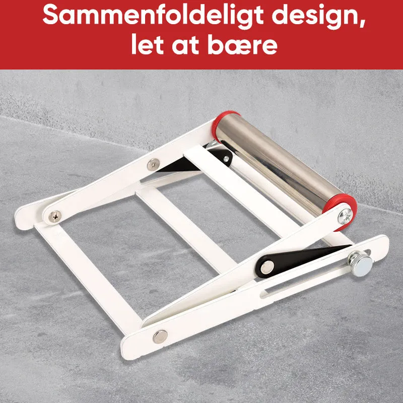 Adjustable support frame for the machine