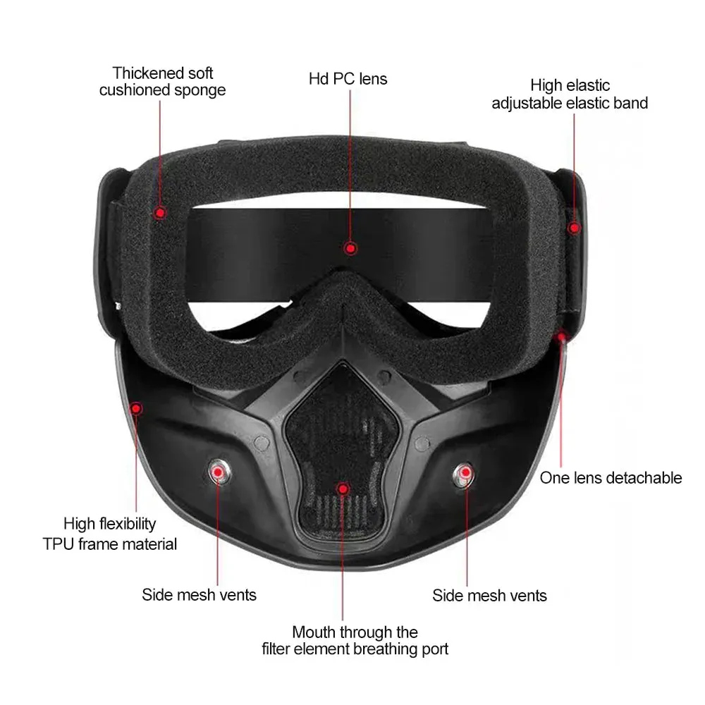 All in One Protector Mask Riding Special Mask For Welding And Cutting£¨Anti-Glare, Anti-Ultraviolet Radiation, Anti-Dust£©Auto Darkening Welding Mask
