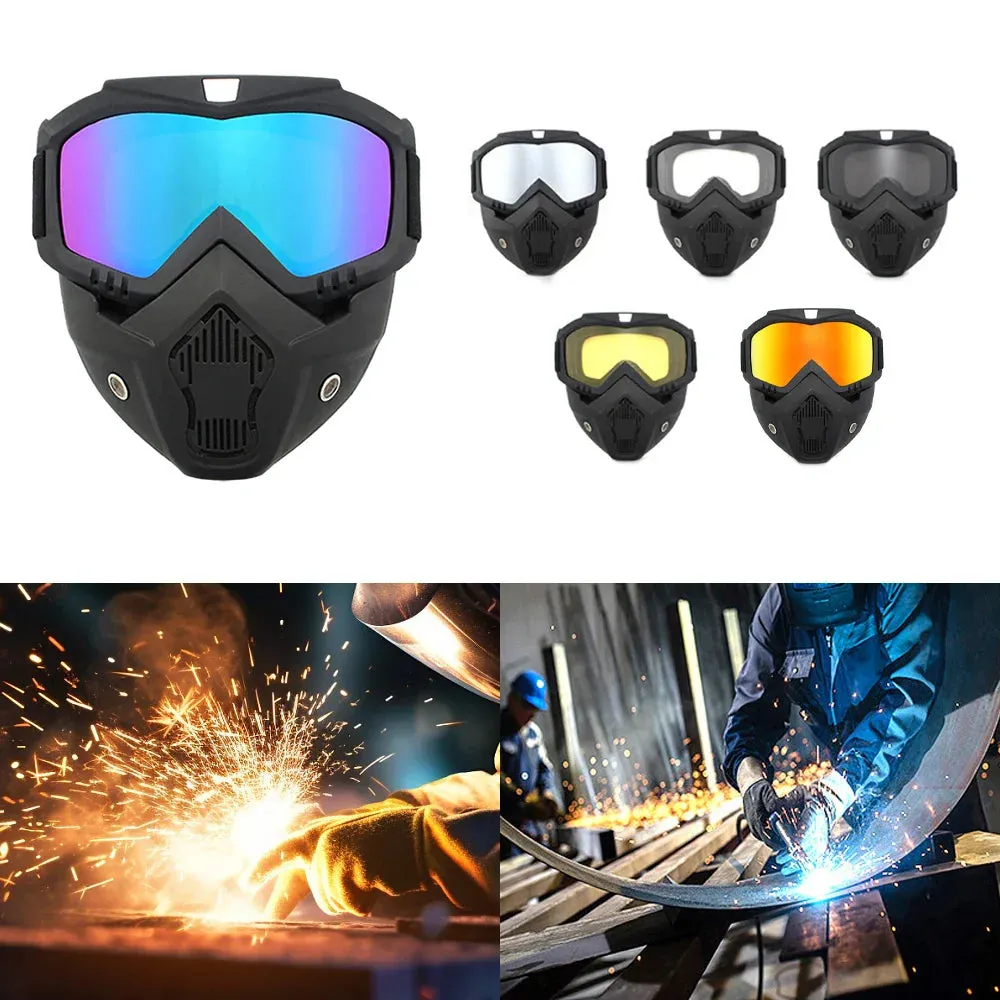 All in One Protector Mask Riding Special Mask For Welding And Cutting£¨Anti-Glare, Anti-Ultraviolet Radiation, Anti-Dust£©Auto Darkening Welding Mask