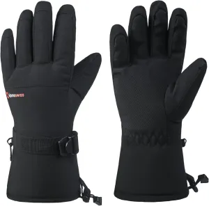 Alpine Swiss Mens Waterproof Gauntlet Snow Ski Gloves Winter Sport Snowboarding Windproof Warm 3M Thinsulate