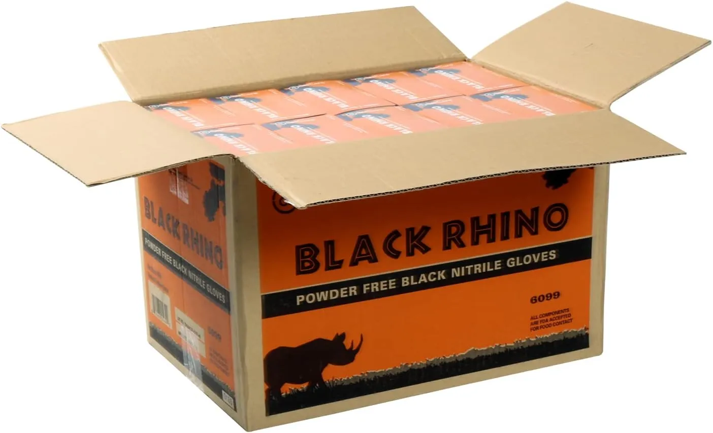 AmerCare Black Rhino Powder Free Nitrile Gloves