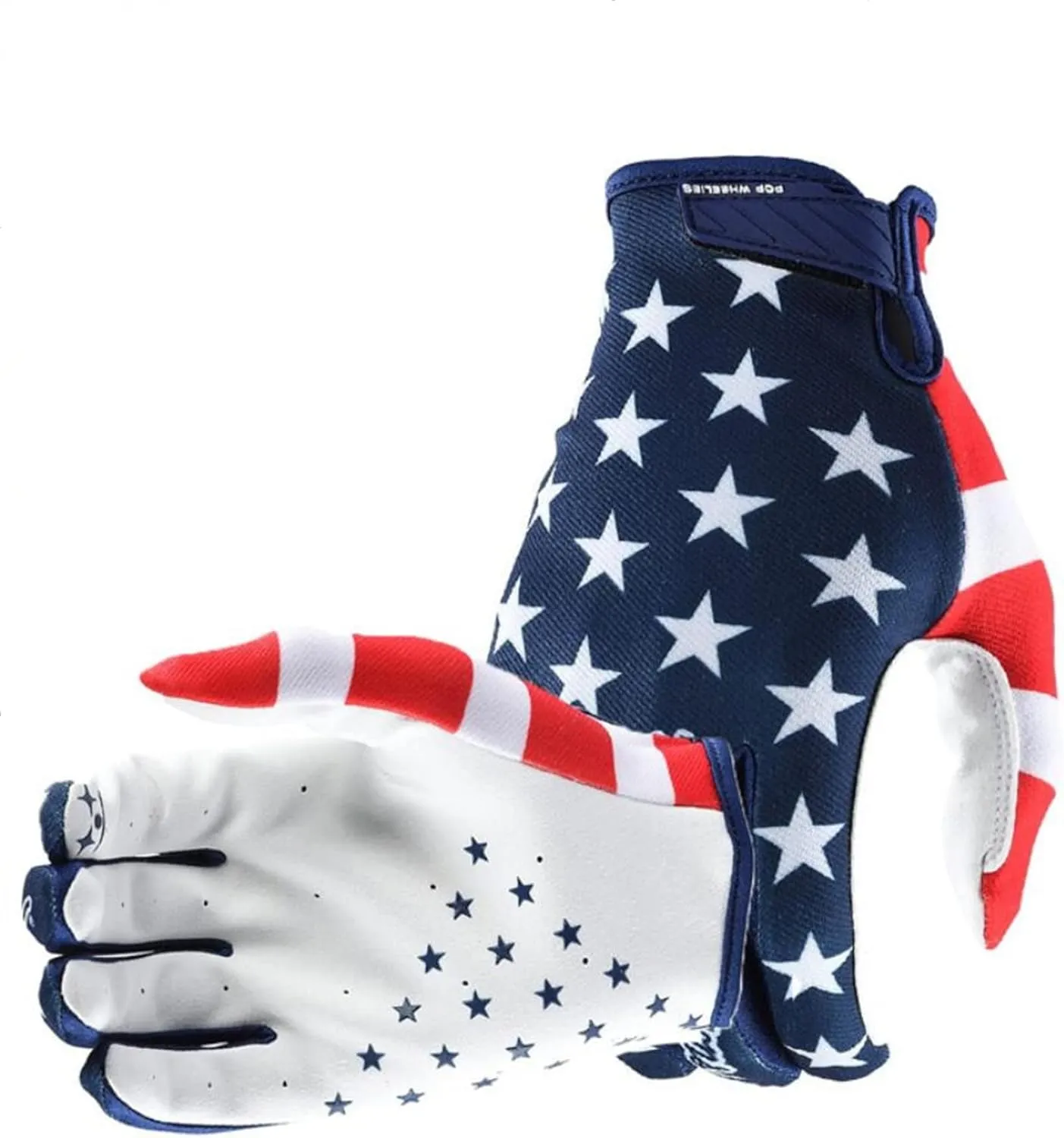 American Flag Cycling Gloves Motorcycle Bicycle Full Finger Off-Road Racing Gloves Outdoor Sports for Men Women & Mountaineering