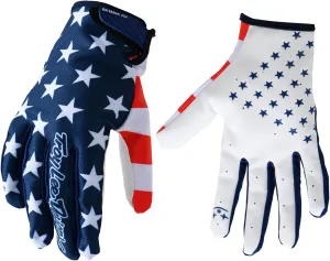 American Flag Cycling Gloves Motorcycle Bicycle Full Finger Off-Road Racing Gloves Outdoor Sports for Men Women & Mountaineering