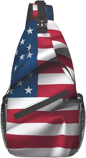 American Flag Pattern Outdoor Hiking Backpack > Suitable For Men And Women Riding Strong And Sturdy High Storage Capacity Daily Travel