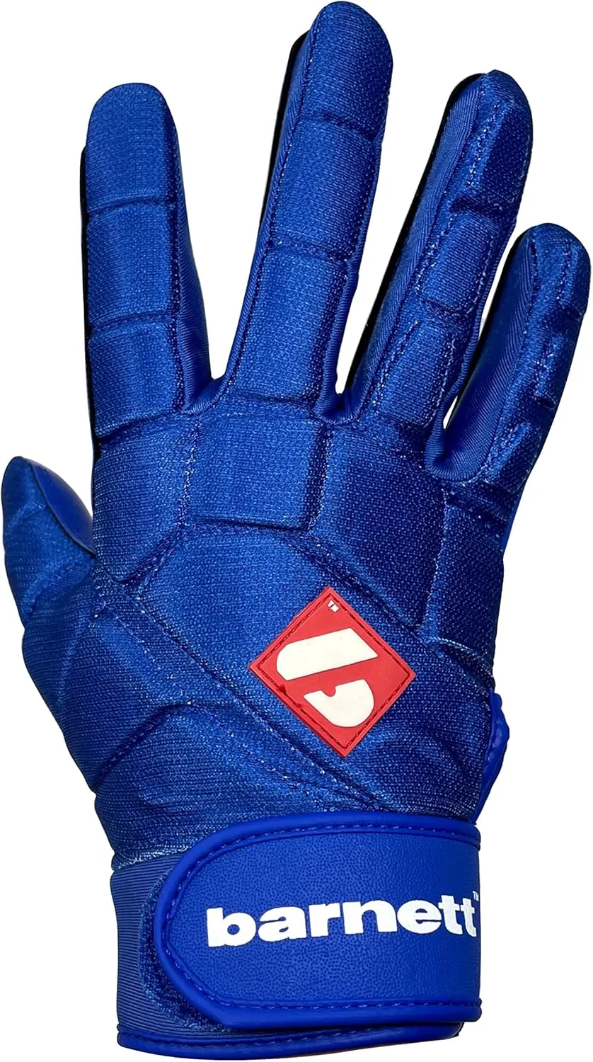 BARNETT FKG-03 Blue High Level Linebacker Football Gloves, LB, RB, TE