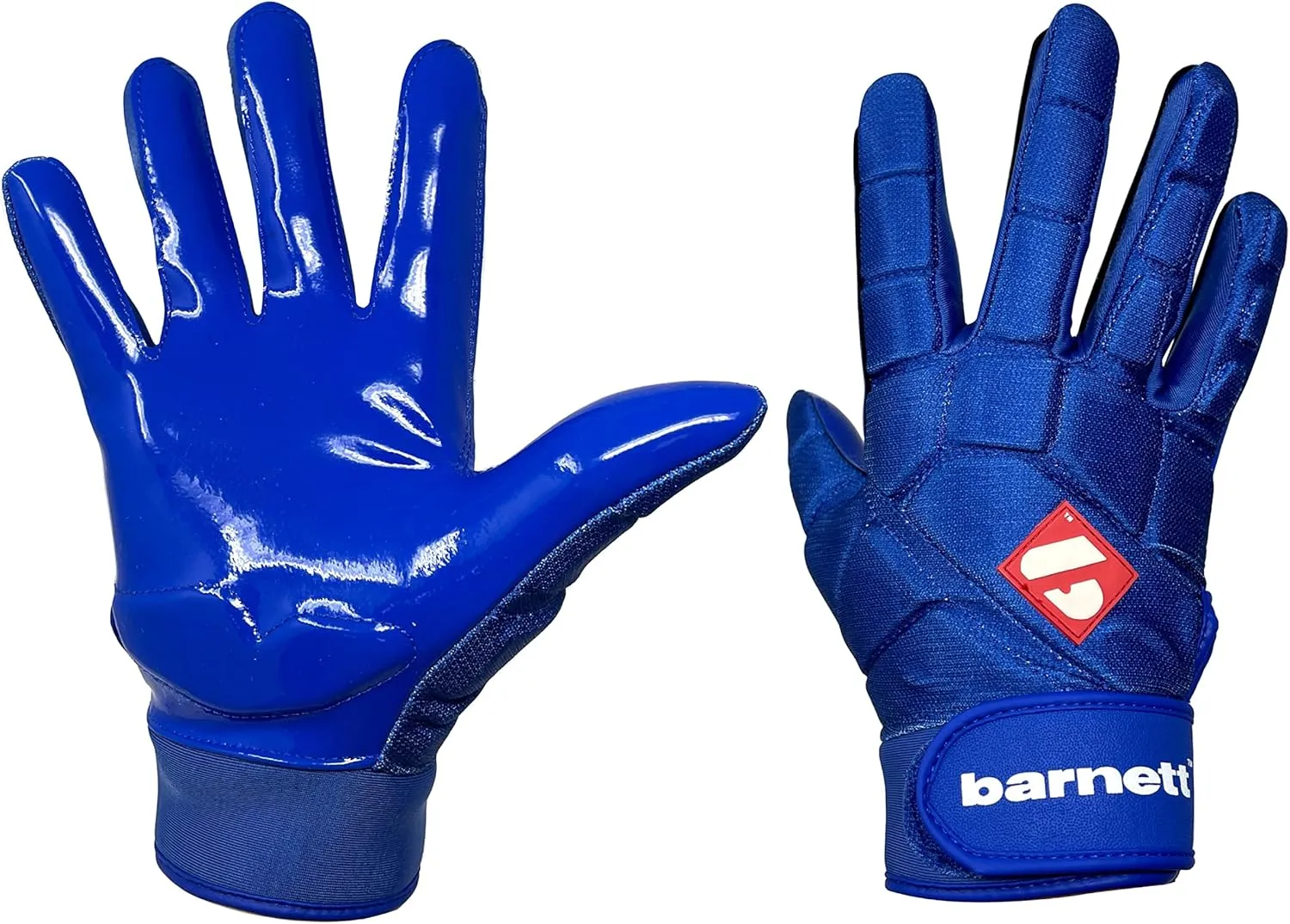 BARNETT FKG-03 Blue High Level Linebacker Football Gloves, LB, RB, TE
