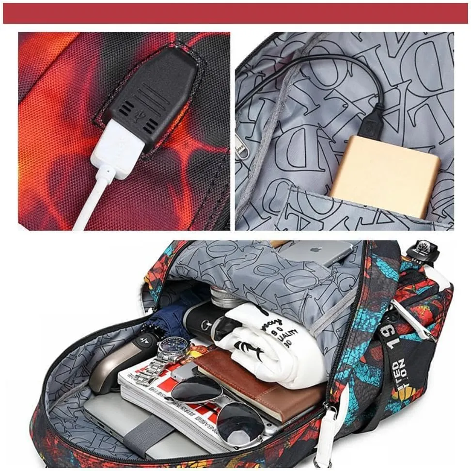 Basketball Player 23 Student School Bag, Laptop Backpack, Ultra-Light Travel Bag, For Men And Women (Black1)