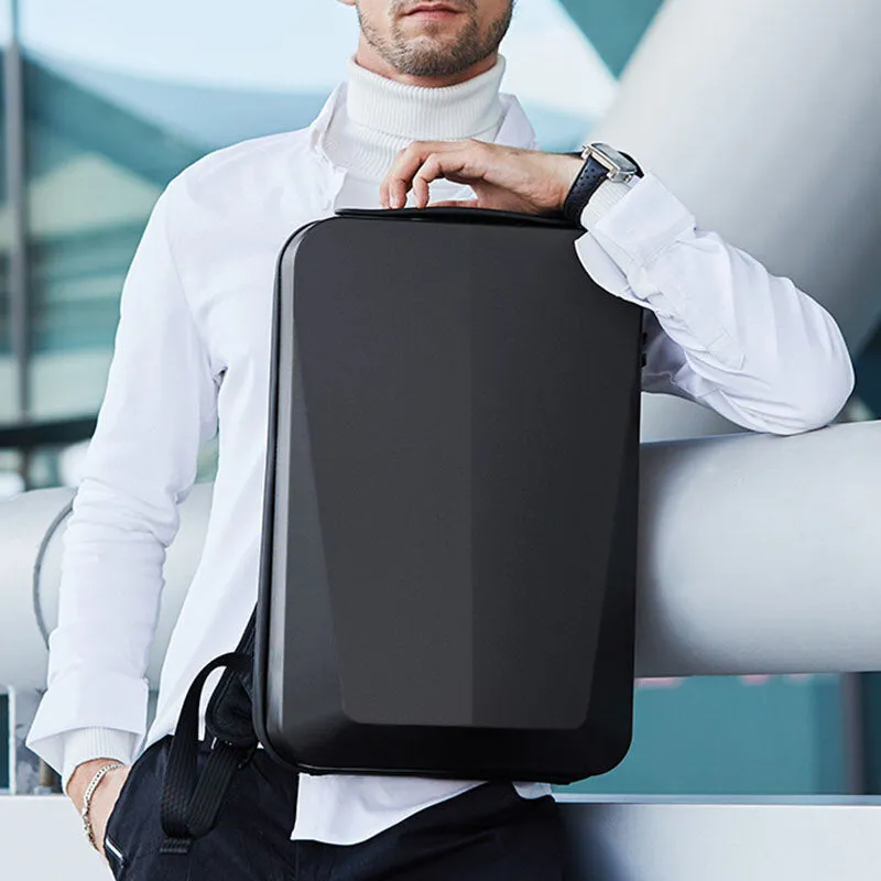 Best Business Travel Backpack Male Plastic Hard Shell Computer Backpack