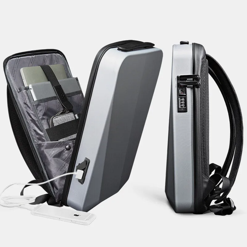 Best Business Travel Backpack Male Plastic Hard Shell Computer Backpack