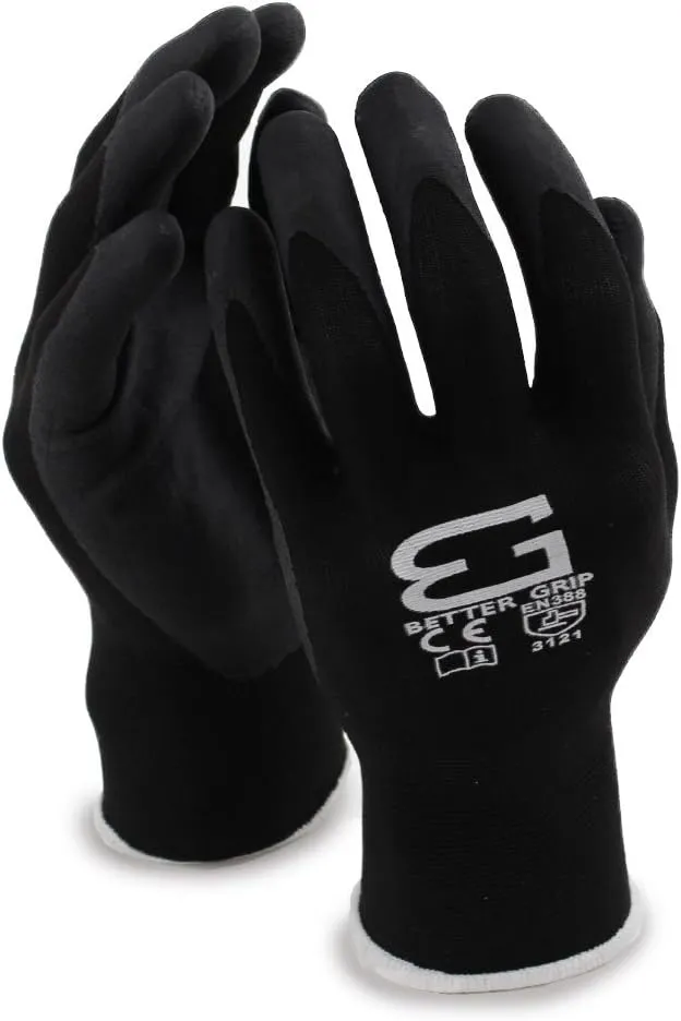 Better Grip 15G nylon Spandex Shell|For Smart Phone,Text,Call,Safety (3Pair)
