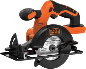 BLACK DECKER 20V 5-1/2" Cordless Circular Saw, Bare Tool Only (BDCCS20B)