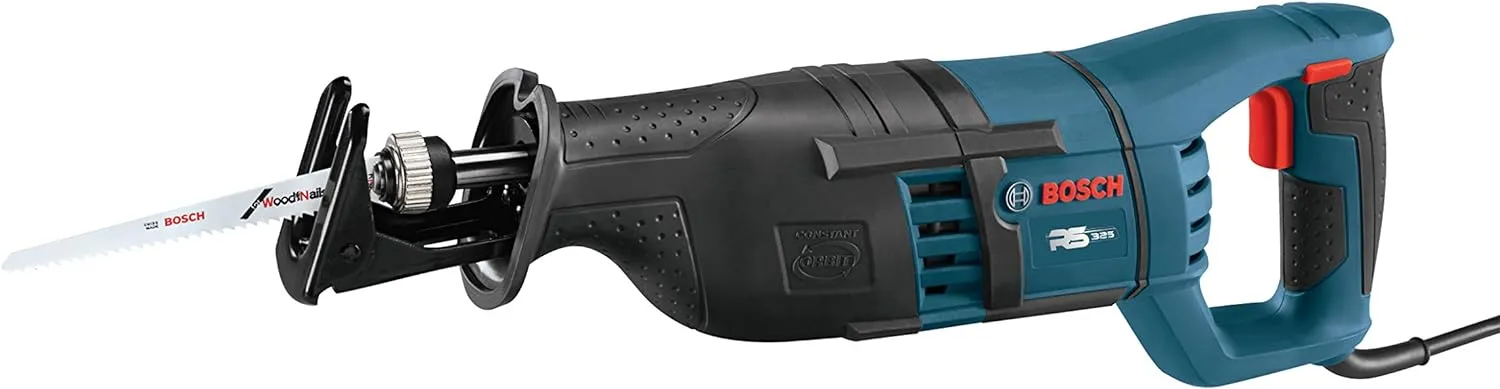 BOSCH RS325 120-Volt 12 Amp Reciprocating Saw, Variable Speed, Compact