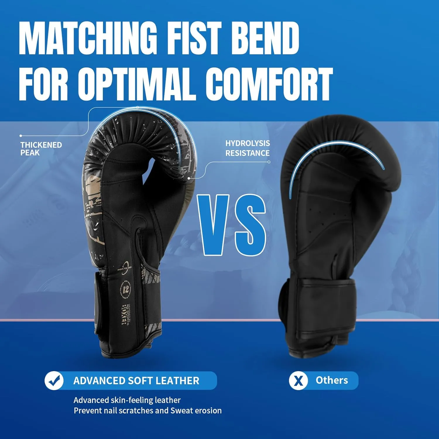Boxing Gloves for Men and Women Suitable for Boxing Kickboxing Mixed Martial Arts Muay Thai MMA Heavy Bag Training