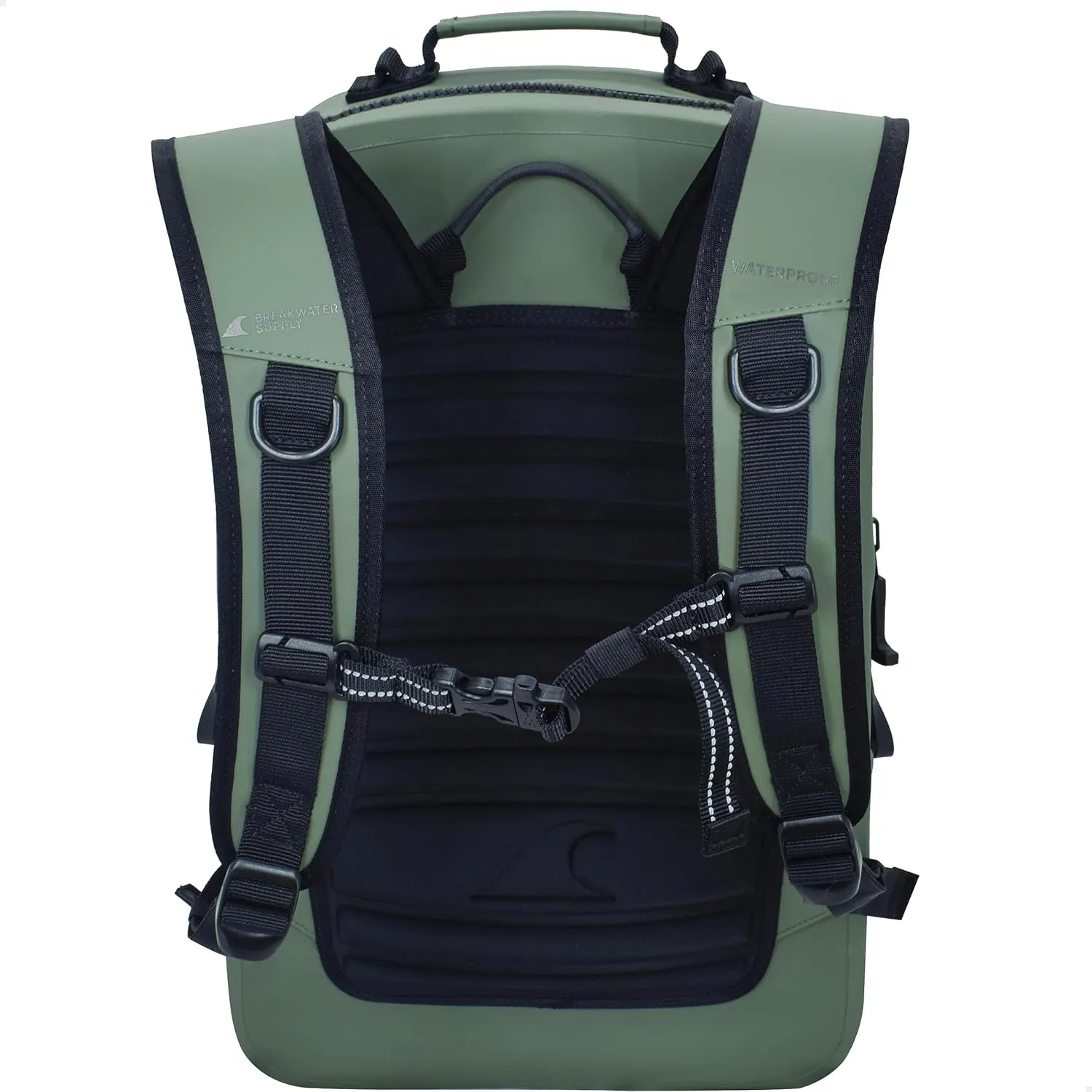 Breakwater Supply™ 100% Waterproof Submersible Backpack, Laptop Bag, Airtight Zippers | Travel Outdoors | Fogland 25L 20L 15L