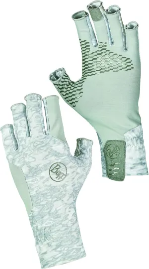 BUFF Adult Aqua Gloves, UPF 50  Sun Protection, Odor-Resistant Fabric, Quick Drying and Lightweight, Outdoor Activities, Multiple Sizes