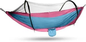 Camping Hammock, Breathable Camping Hammock Tear Resistant, Great for Outdoor Enthusiasts(Pink,260 * 140cm)