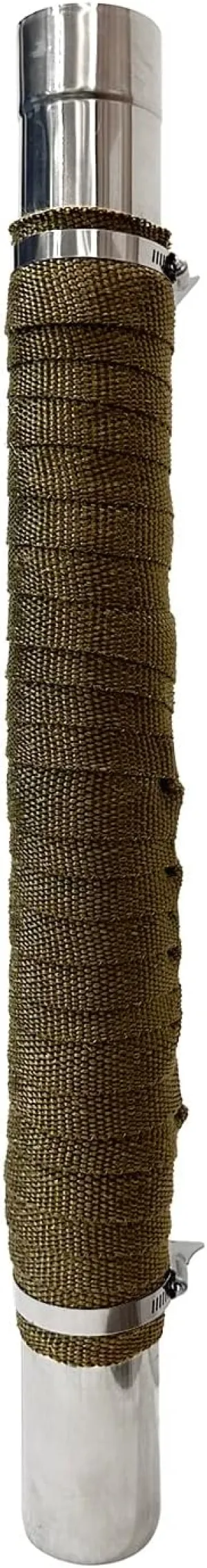 Camping Stove Pipe Wrap Fireproof Chimney Webbing 32.8ft Anti-Scald Stove Pipe Wrap Fireproof Pipe Wrap Protector for Tent (32.8ft)