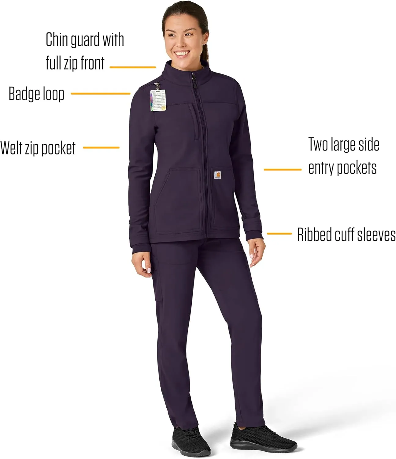Carhartt Women's Fluid Resistant Fleece Jacket