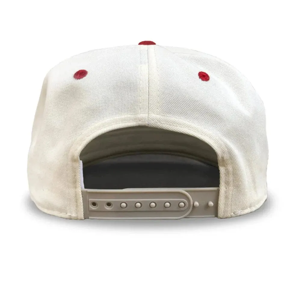 Celly Hockey North Pole Hockey Snapback Hat - Cream