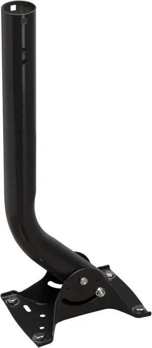 Channel Master J-Mount Antenna Mast - Adjustable Weather Resistant Mount for, WiFi, Satellite, Cellular and Outdoor TV Antennas, Ideal for Residential and Commercial Attic, Roof, or Wall Installation