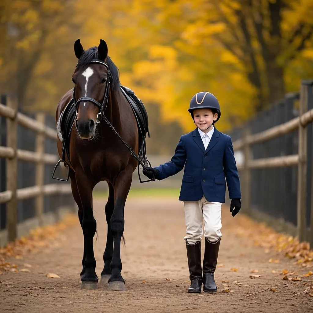 ChinFun Kids Horse Riding Gloves Equestrian Children for Girls Boys Thermal Lining Winter Horseback Riding Gloves Warm Mittens