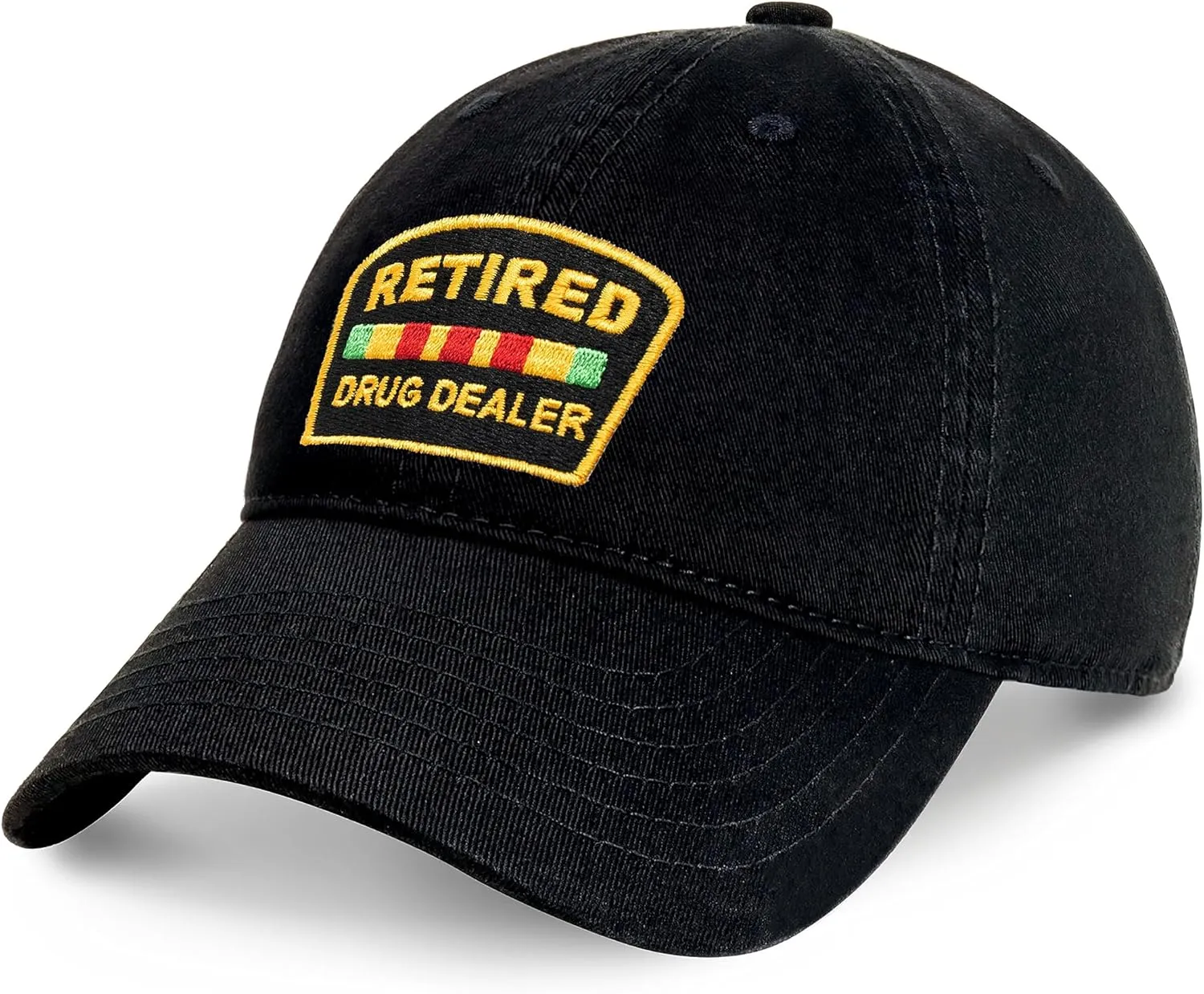 CHOK.LIDS Retired Drug Dealer Hat Dad Hat Cotton Baseball Cap Polo Style Low Profile PC101