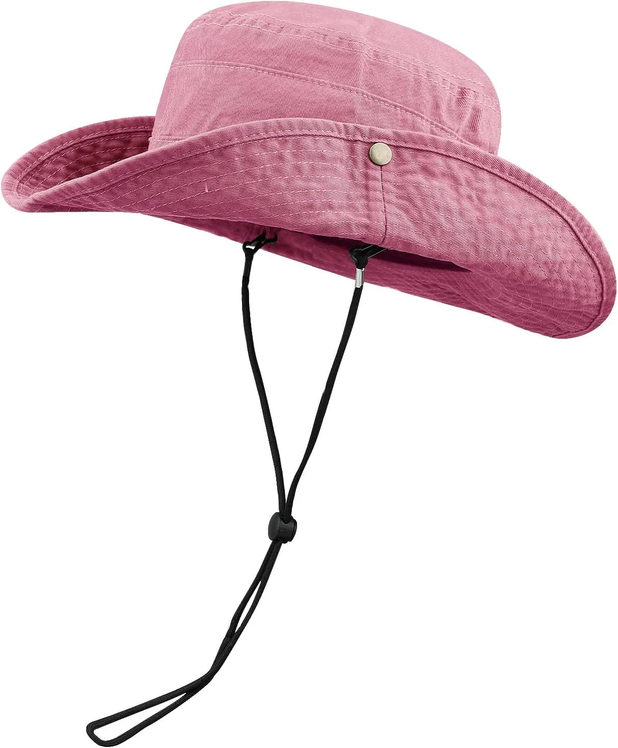 Clakllie Wide Brim Fishing Safari Hats Windproof Bucket Hat Breathable Boonie Hat Outdoor Kayaking Rowing Caps