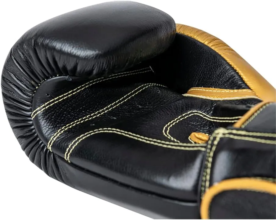 Comfortech (CTG) Muay Thai Boxing Gloves for Men and Women, Featuring Double Stitched Kevlar and Full Grain Leather, Designed for Training, Sparring, pad Work, and Heavy Bag.