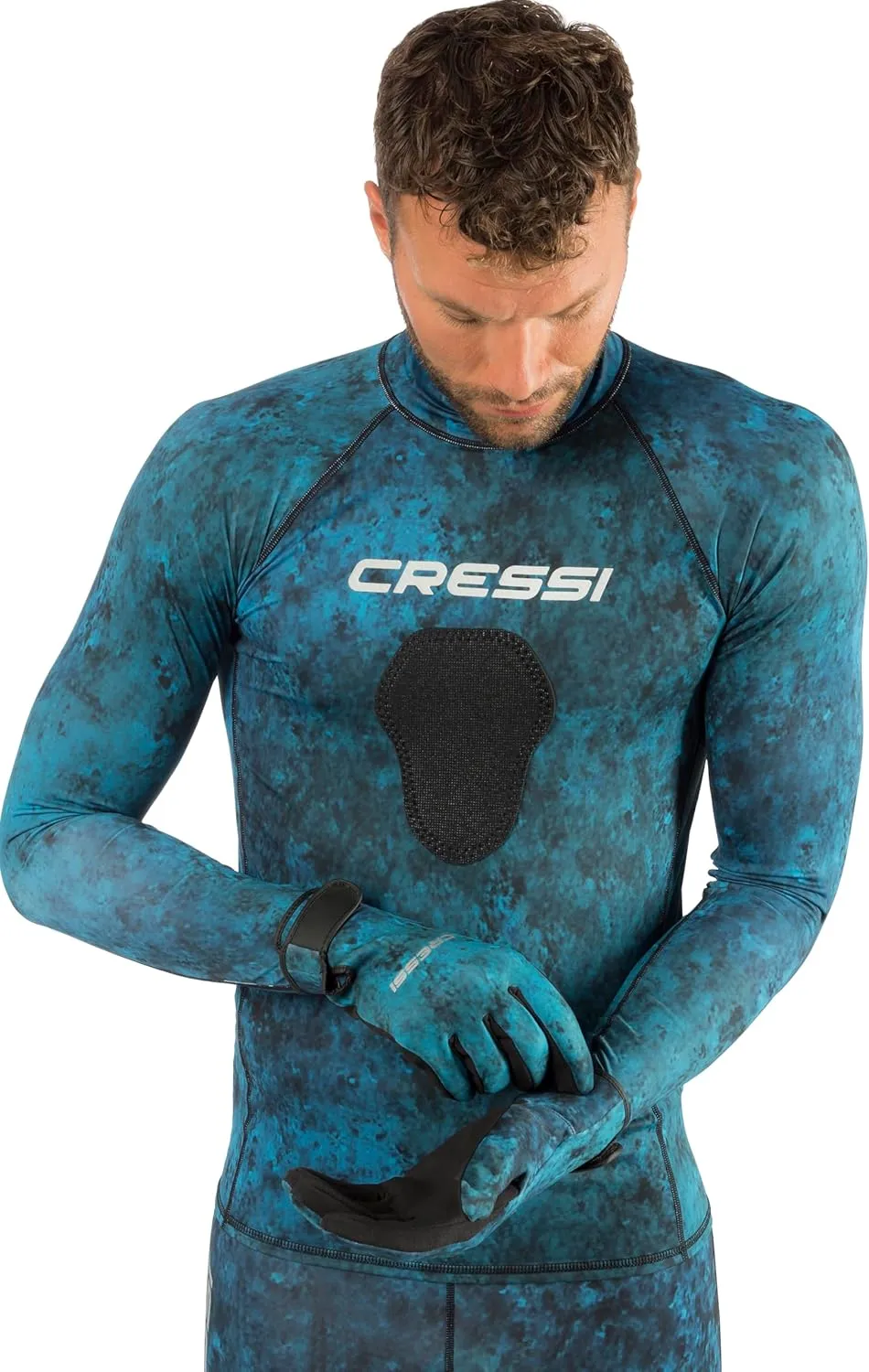 Cressi Camouflage Patterned Spearfishing Gloves Made of Elastic Neoprene- get The Hunter Equipment