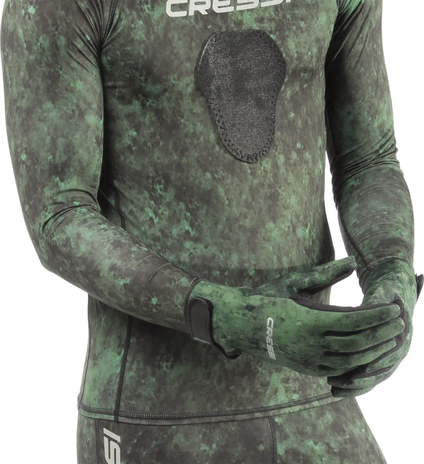 Cressi Camouflage Patterned Spearfishing Gloves Made of Elastic Neoprene- get The Hunter Equipment