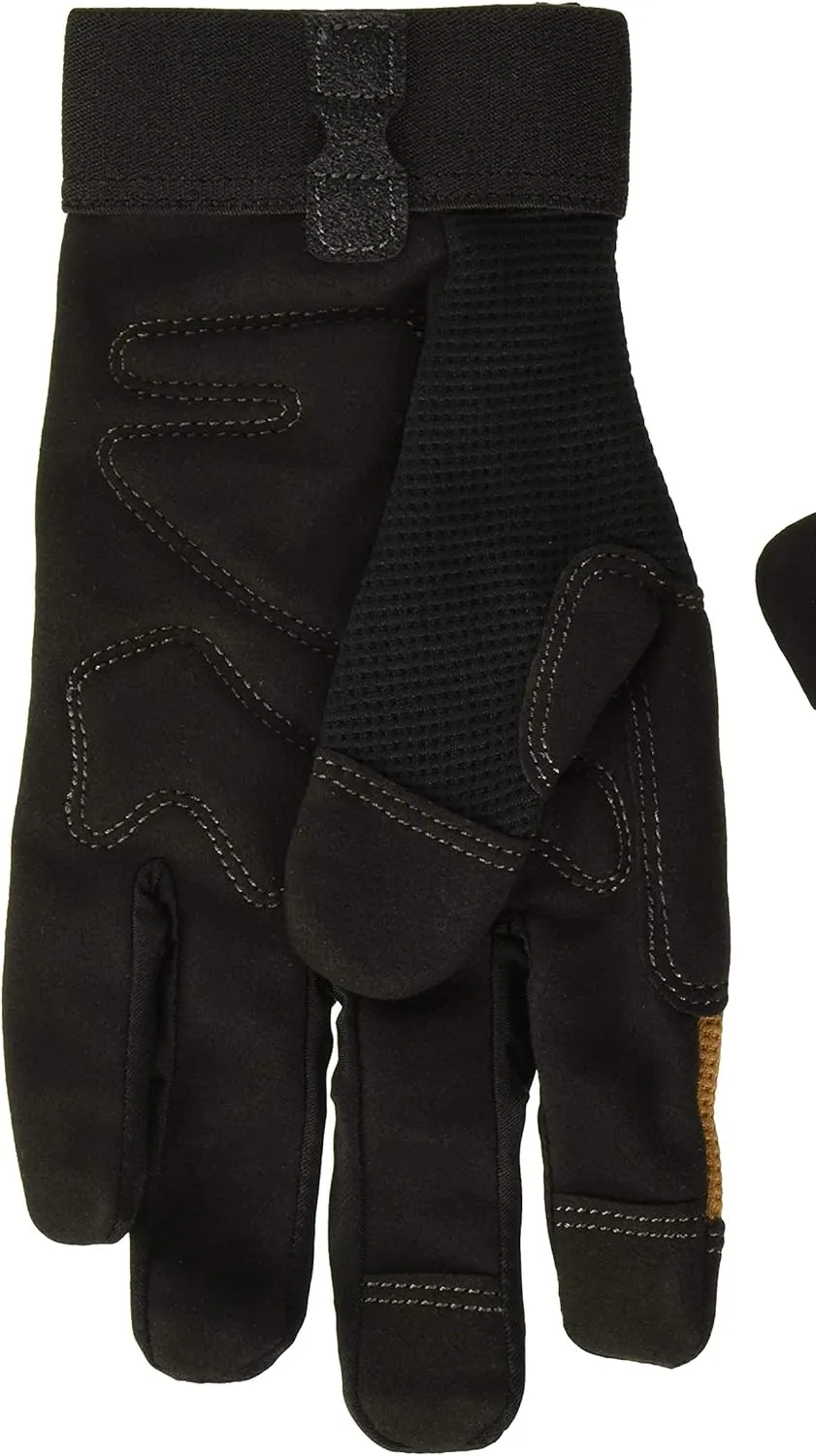 Custom Leathercraft CLC 124M Workright Flex Grip Work Gloves, Shrink Resistant, Improved Dexterity, Tough, Stretchable, Excellent Grip,Black,Medium (Pack of 2)
