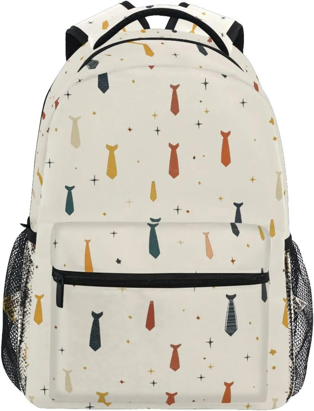 Cute Backpack for Men and Women Waterproof Laptop Bag with Chest Strap for Travel Trip Tie Father's Day