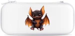Cute Bat Compatible with Switch Carrying Case Hard Travel Game Bag Pouch with 15 Games Accessories