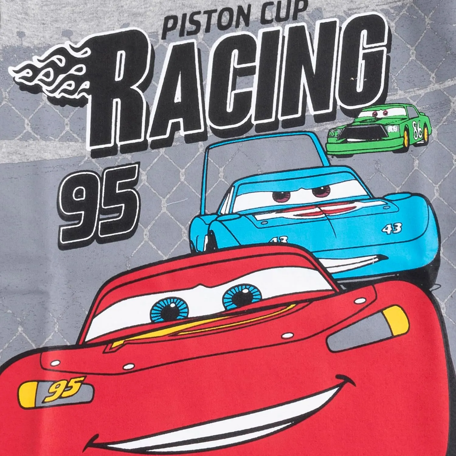 Disney Cars Lightning McQueen Boys 3 Pack Long Sleeve Shirt for Toddler and Big Kids