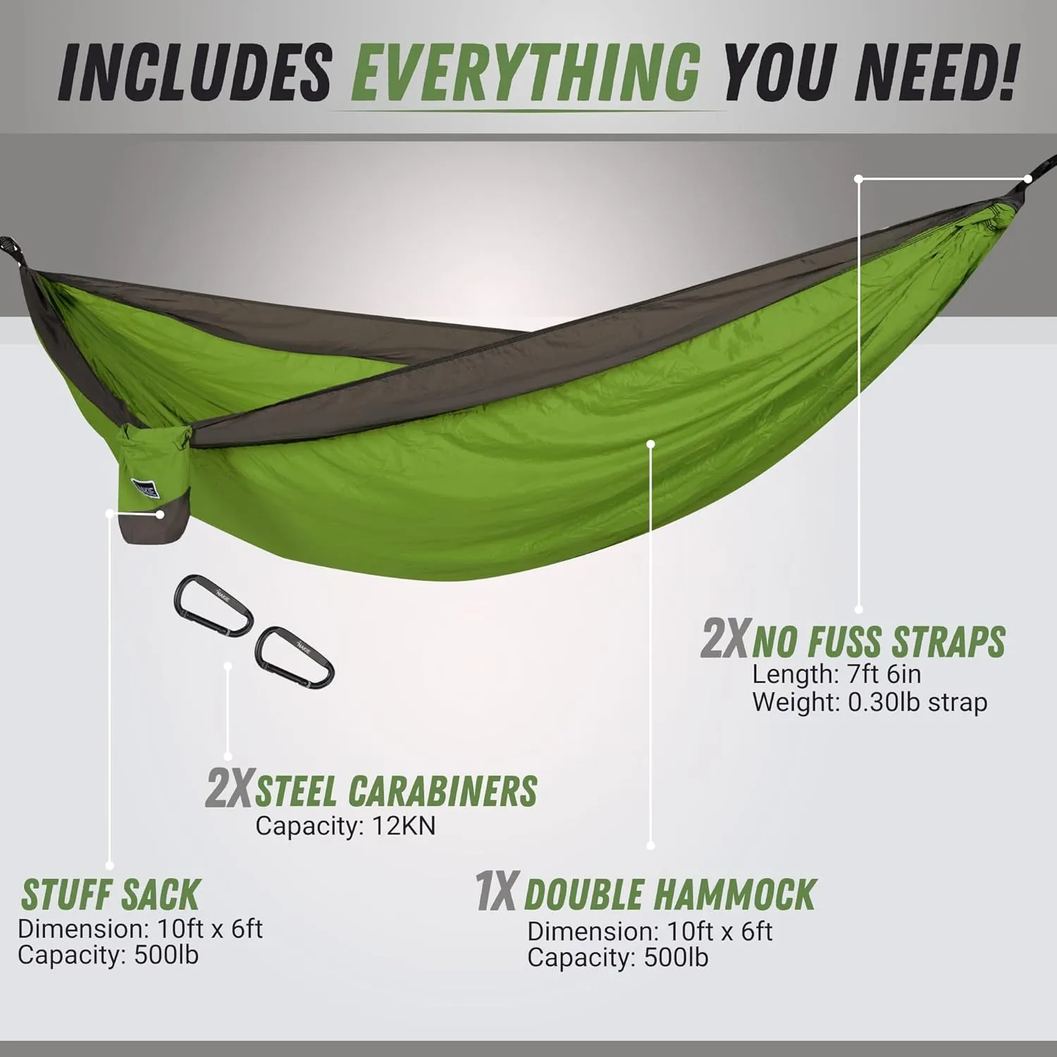 Double Hammock (Forest Green) (Forest Green)