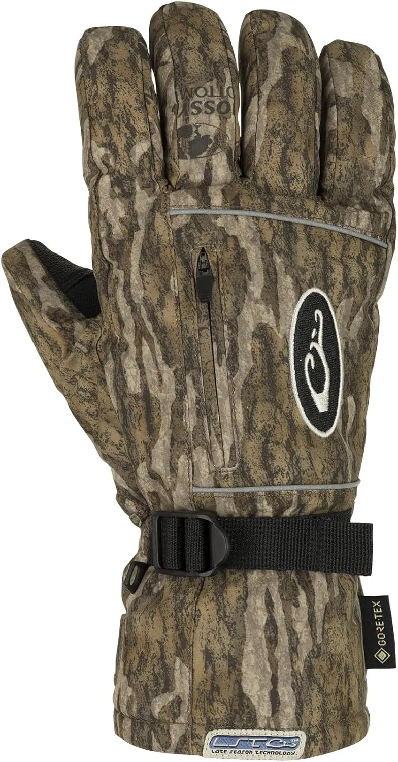 Drake Men's LST Refuge HS Gore-Tex Warm Waterproof Breathable Hunting Gloves Digitized Goatskin Leather Palm