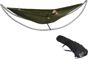 Drifter Hammock Frame Fits Most 10' Packing Hammocks, 350 lbs Capacity with Portable Carrying Bag with Shoulder Strap Perfect for Camping Beach Summer Patio