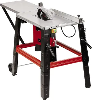 Einhell TC-TS 315 U Table Saw (2000 W, Table Extension for Long Parts, Transparent Blade Guard, Sold with Sliding Rod and Blade Change Tool)