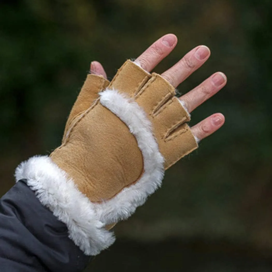 Engel Sheepskin Finger Tip Gloves